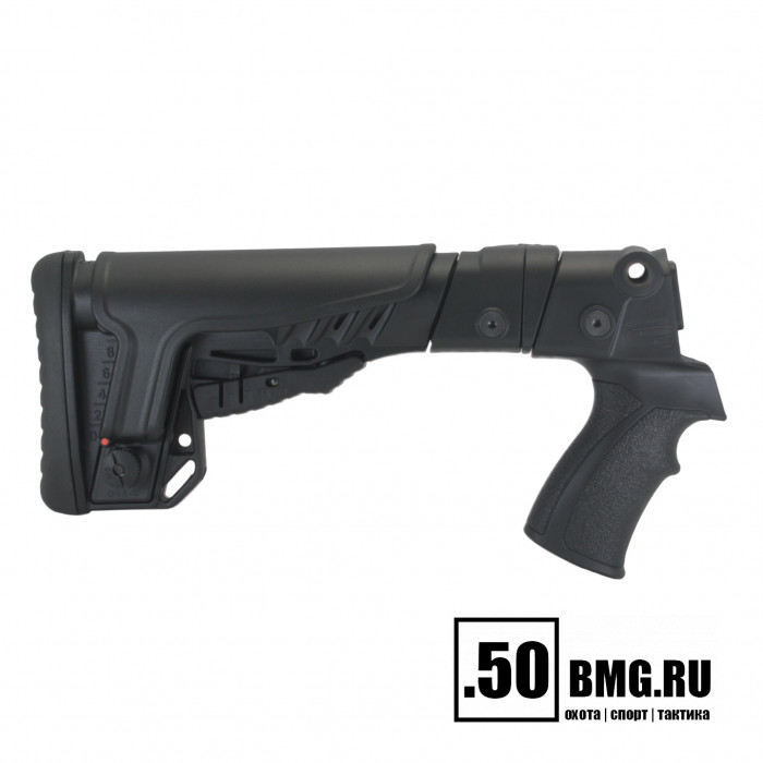 Телескопический складной приклад DLG Tactical на Бекас 12,16,Авто с подщечником (DLG9106)