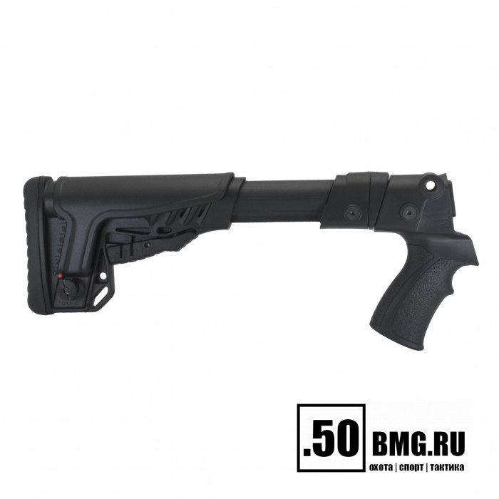 Телескопический складной приклад DLG Tactical на Бекас 12,16,Авто с подщечником (DLG9106)
