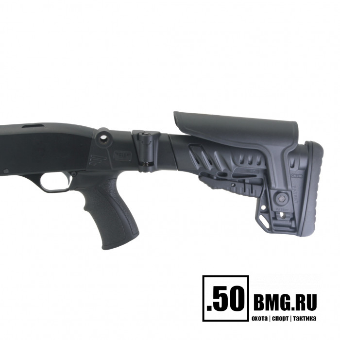 Телескопический складной приклад DLG Tactical на Бекас 12,16,Авто с подщечником (DLG9106)