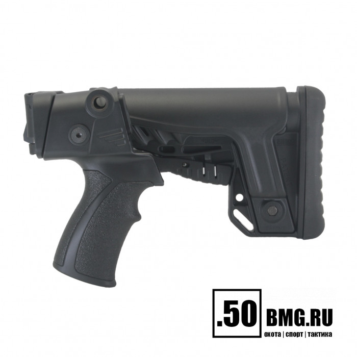 Телескопический складной приклад DLG Tactical на Бекас 12,16,Авто с подщечником (DLG9106)