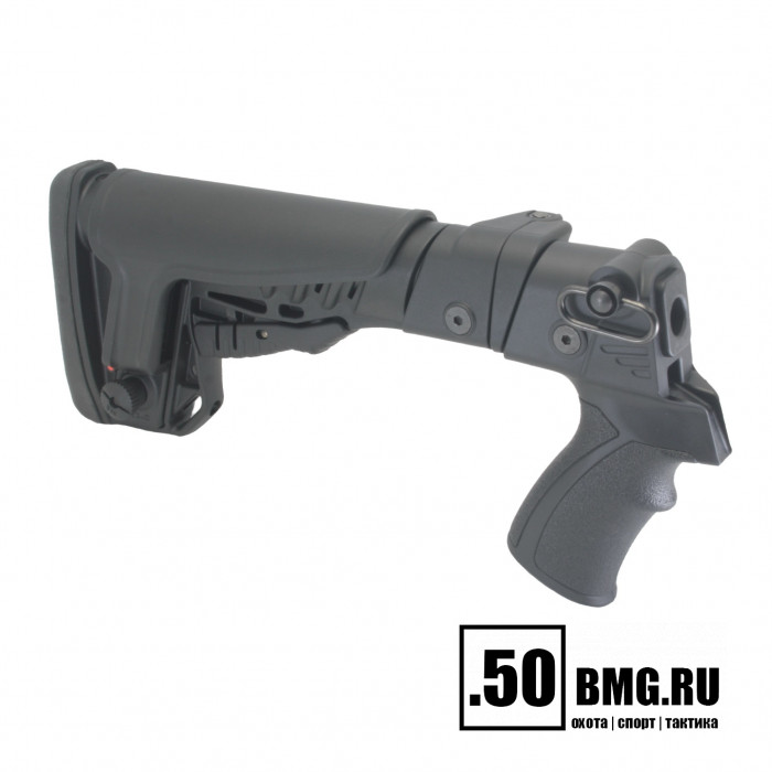 Телескопический складной приклад DLG Tactical на Бекас 12,16,Авто с подщечником (DLG9106)