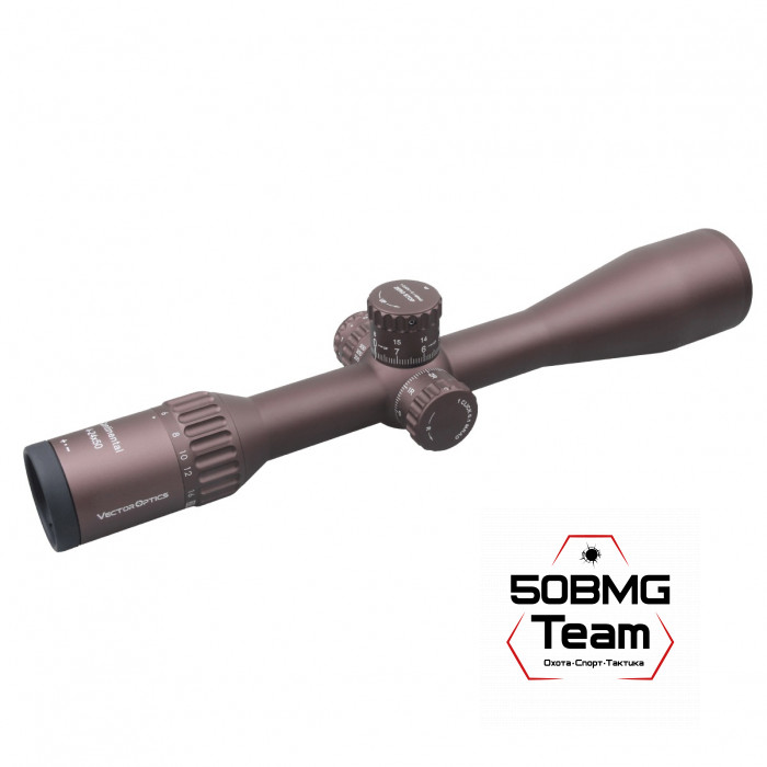 Оптический прицел Vector Optics Continental Tactical X6 4-24x50 FDE Zero Stop кольца 30мм
