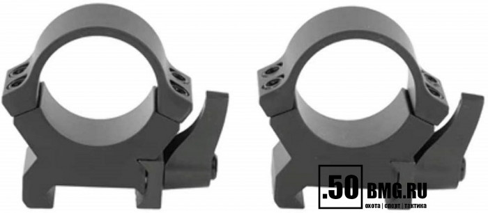 Быстросъемные кольца Leupold QRW2 25,4 мм низкие H=18,7 мм/BH=6 мм (174065)
