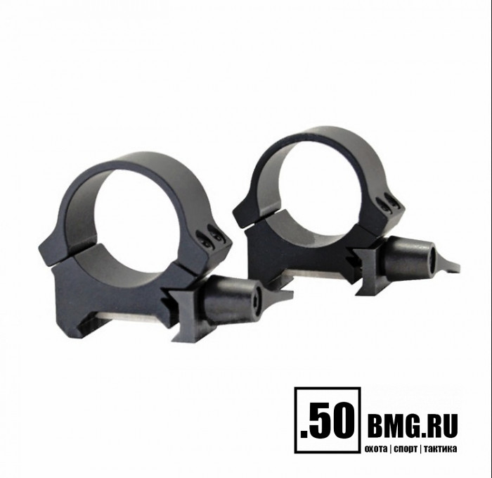 Быстросъемные кольца Leupold QRW2 25,4 мм низкие H=18,7 мм/BH=6 мм (174065)