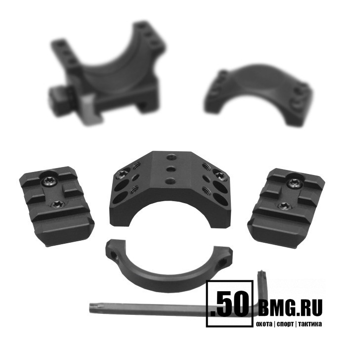 Верхнее полукольцо Nightforce 30 мм с 2-мя базами Weaver, 6 винтов (A425)