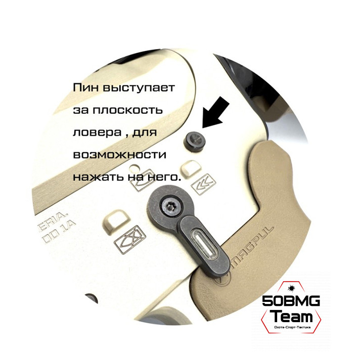 Комплект увеличенных ресиверпинов AR-15 (Receiver repair Pin Set) LAC0312