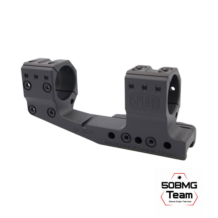 Тактический кронштейн Spuhr SP-3622C кольца 30мм на Cantilever Scope L=140мм Н=38мм 6MIL
