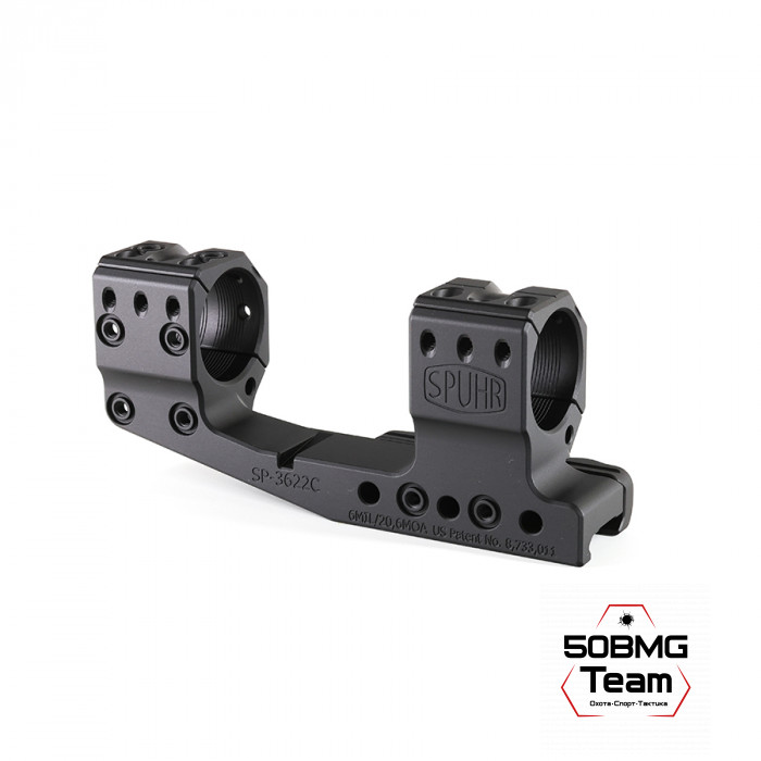 Тактический кронштейн Spuhr SP-3622C кольца 30мм на Cantilever Scope L=140мм Н=38мм 6MIL