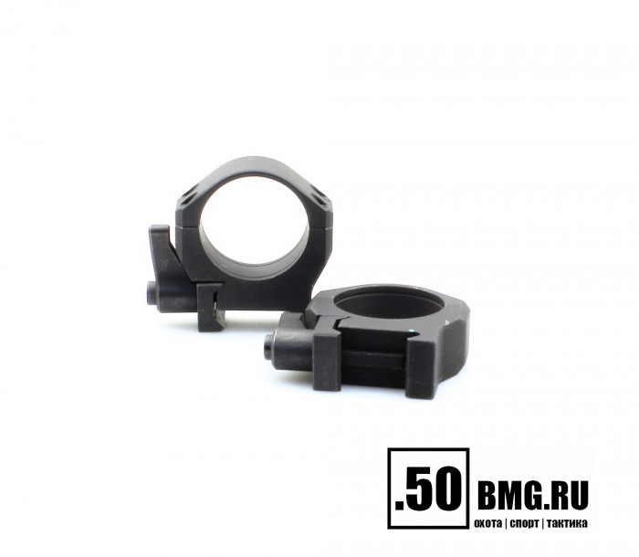Быстросъемные кольца Luman Precision 30 мм на Weaver/Picatinny, BH 10 мм (низкие)