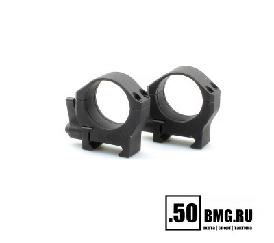 Быстросъемные кольца Luman Precision 30 мм на Weaver/Picatinny, BH 10 мм (низкие)
