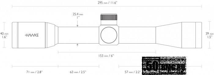 Оптический прицел Hawke Vantage 4x32