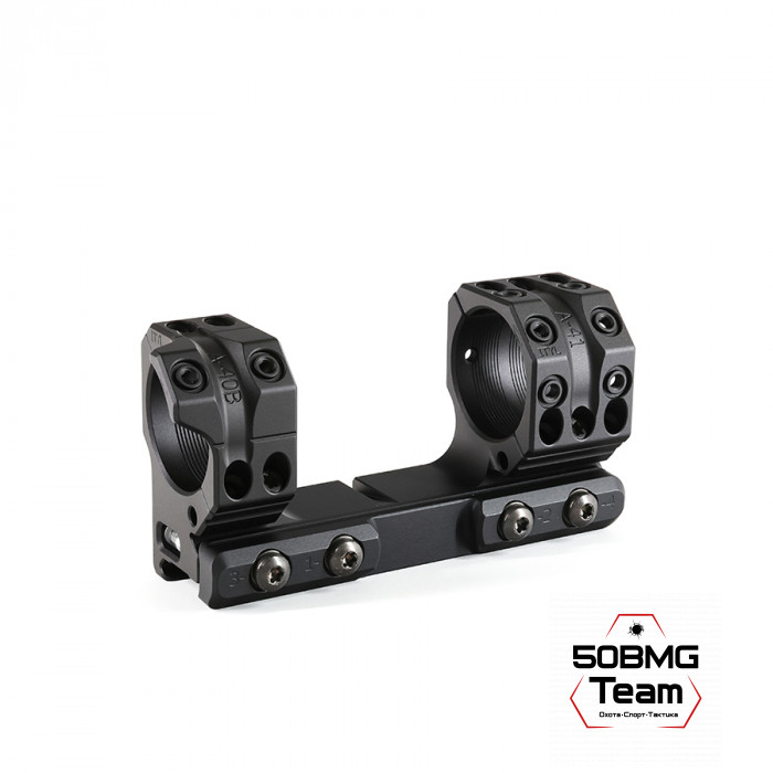 SP-4902C Тактический кронштейн Spuhr Scope Mount кольца 34мм на Picatinny/Weaver наклон 9 MIL/30MOA L=120мм Н=38мм