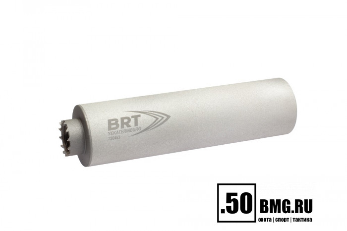 Реактивный ДТКП закрытого типа BRT Барс М для АК-74/Сайга-МК, кал. 5,45/223 (180мм, резьба M24х1,5R, п/п 7,5мм, ⌀ 50мм)