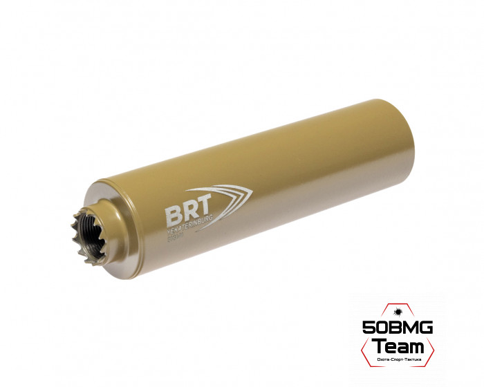 Реактивный ДТКП закрытого типа BRT Барс М для АК-74/Сайга-МК, кал. 5,45/223 (180мм, резьба M24х1,5R, п/п 7,5мм, ⌀ 50мм)