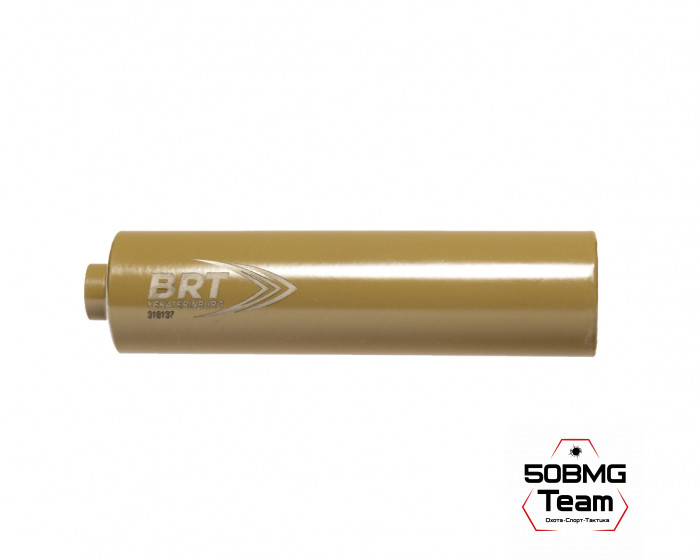 Реактивный ДТКП закрытого типа BRT Барс М для АК-74/Сайга-МК, кал. 5,45/223 (180мм, резьба M24х1,5R, п/п 7,5мм, ⌀ 50мм)