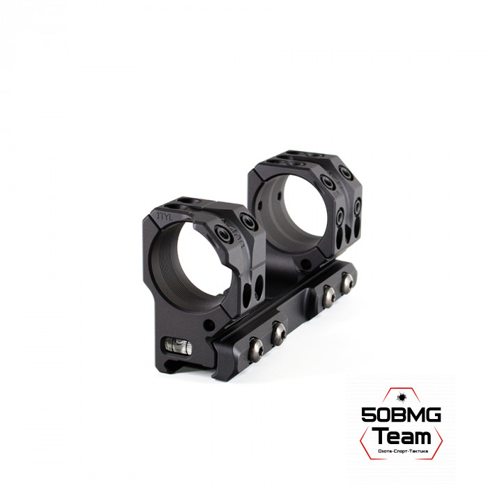 SP-4802C Тактический кронштейн Spuhr Scope Mount кольца 34мм на Picatinny/Weaver наклон 13 MIL/44.4MOA L=120мм Н=38мм