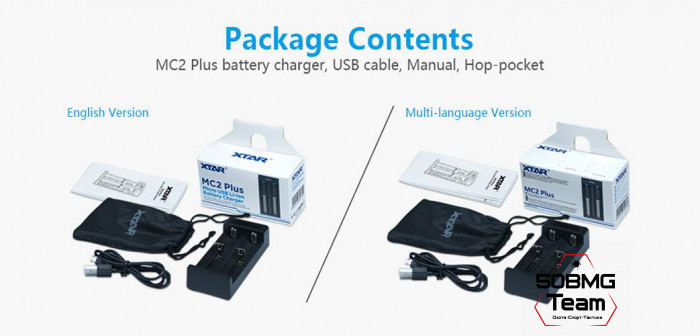 Зарядное устройство XTAR MC2+ двухканальная