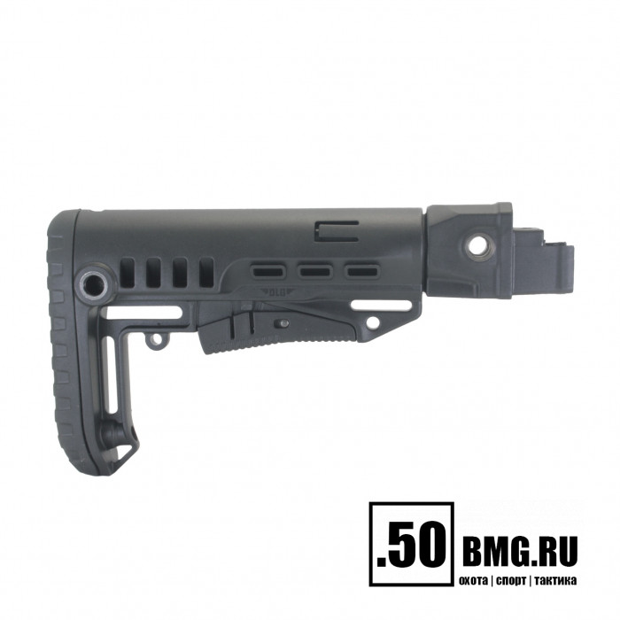 Телескопический приклад DLG Tactical на АКМ/AK-47/АК-74/ВПО-133/136/209 компактный (DLG9507)