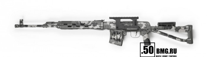 Кронштейн боковой SAG SVD на СВД/Тигр Weaver/Picatinny, высокий