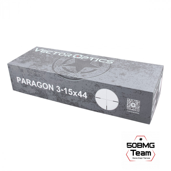 Оптический прицел Vector Optics Paragon 3-15x44 Tactical SFP кольца 25,4мм