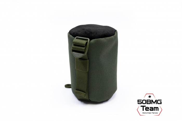 Задний мешок-упор 50BMG Team Средний цилиндр 14х10см (Olive Green)