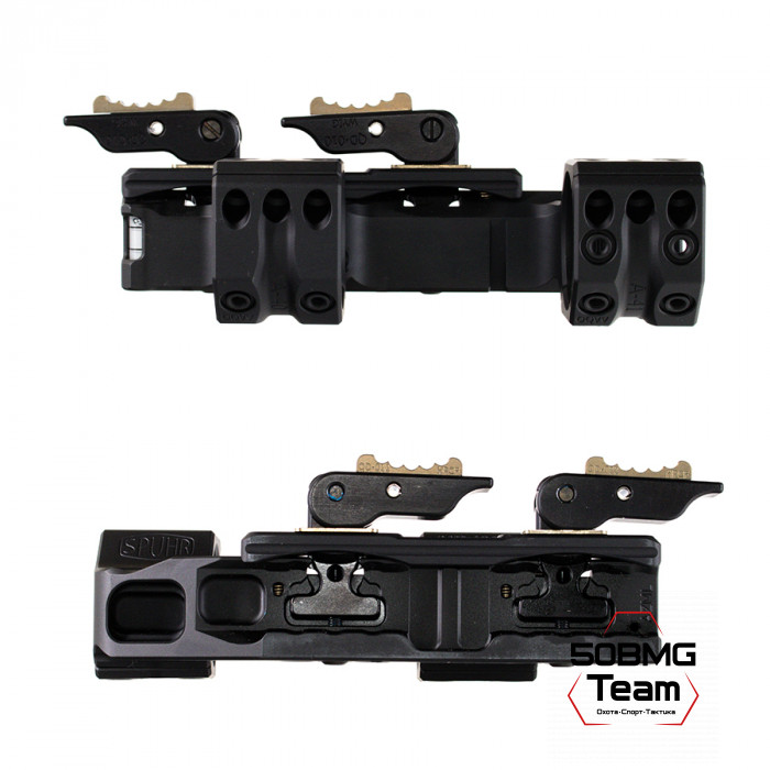 Быстросъемный кронштейн Spuhr QDP-4016, кольца 34 мм на Weaver, Picatinny (0 M.O.A., H-38 мм)