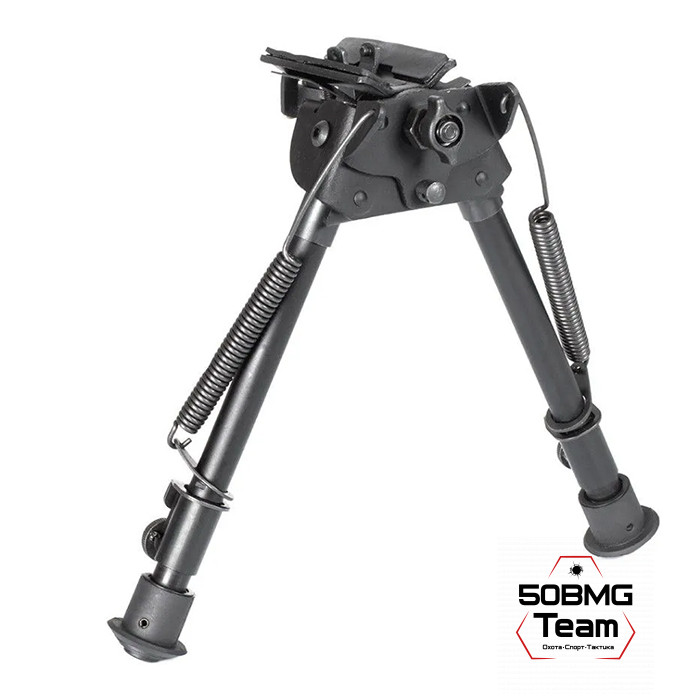 Сошки ShotTime на антабочный винт с качалкой H=19,5-29,5см (BPST-S-L)