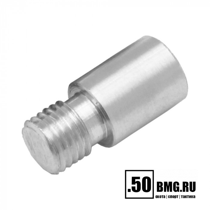 Переходник ЧИСТОGUN-дюраль, папа/мама, резьба M7 на М5 к шомполам РФ и СССР, под ёрши/насадки Европа