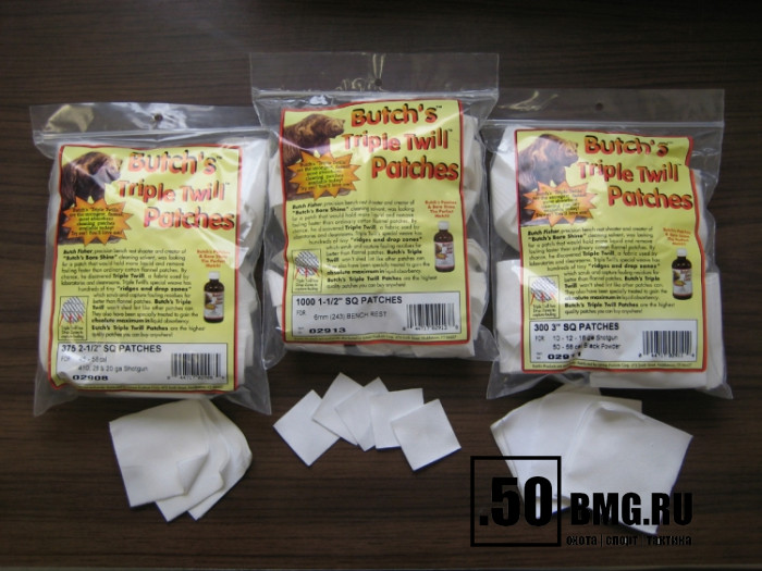 Патчи Butch's для чистки 12-20, 300шт.