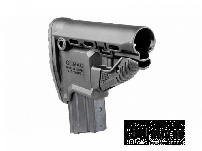 Приклад FAB Defense GL-MAG для выживания под M4/AR15 со встроенным отсеком для запасного магазина