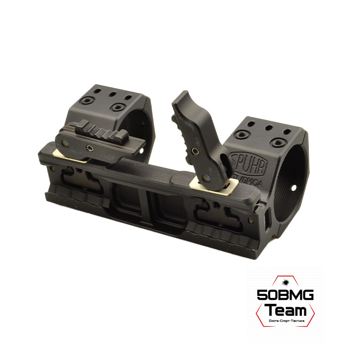 Быстросъемный кронштейн Spuhr QDP-7002, кольца 40 мм на Weaver, Picatinny (0 M.O.A., H-38 мм)