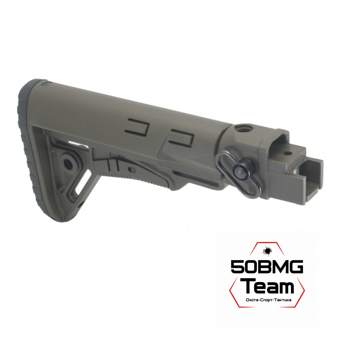 Телескопический приклад DLG Tactical на АКМ/AK-47/АК-74/ВПО-133/136/209 (DLG9510)
