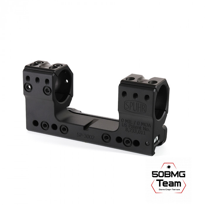 Кронштейн Spuhr SP-3002, кольца 30 мм на Weaver, Picatinny (0 M.O.A., H-38 мм)