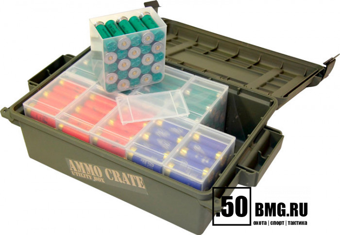 Ящик MTM для хранения патрон и аммуниции Utility Box (ACR4-18)