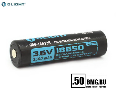 Аккумулятор 18650 Li-ion Olight HDC (Panasonic NCR18650GA) 3500 мАч