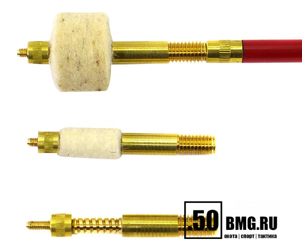 Латунный переходник Stil Crin с гайкой и двойной резьбой для фетровых патчей (95V)