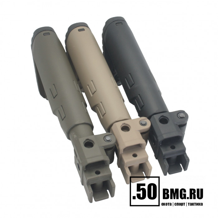 Телескопический складной приклад DLG Tactical на АКМ/AK-47/АК-74/ВПО-133/136/209 (DLG9511)