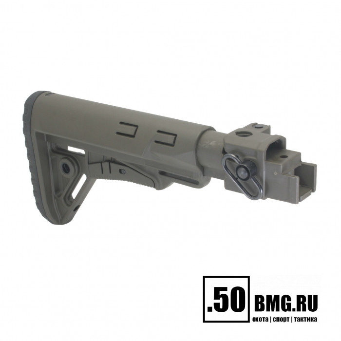 Телескопический складной приклад DLG Tactical на АКМ/AK-47/АК-74/ВПО-133/136/209 (DLG9511)