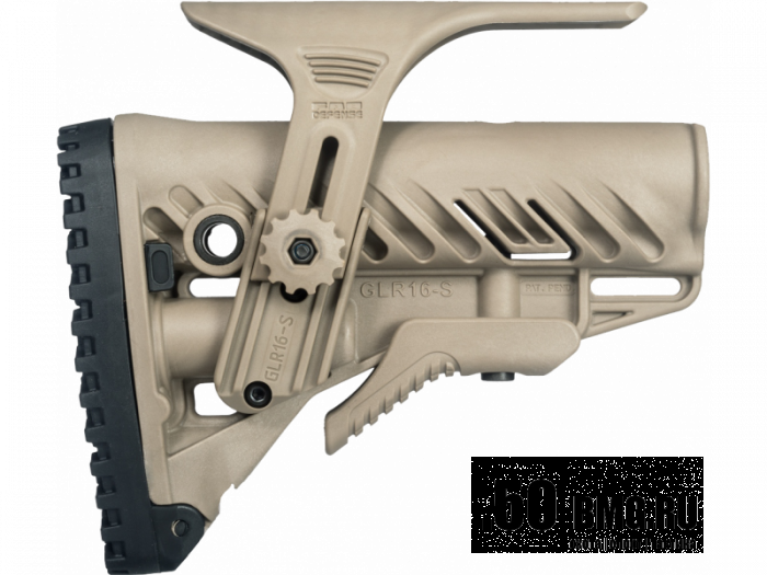 Приклад FAB Defense GLR-16 CP с подщечником