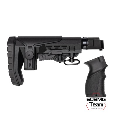 Комплект телескопического приклада с подщечником K.Arma Atom-CP для АК74М/АК-100-ые серии