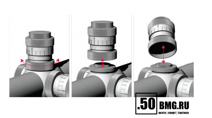 Оптический прицел Hawke Sidewinder 30 SF ED 10-50x60