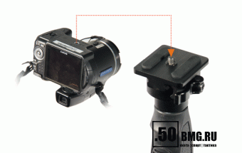 Монопод-опора Leapers UTG, высота 52-149 см, V-образная форма (TL-MP150Q)