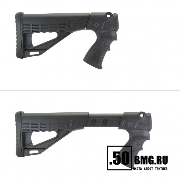 Телескопический приклад DLG Tactical на Remington 870, 750 (DLG9301)