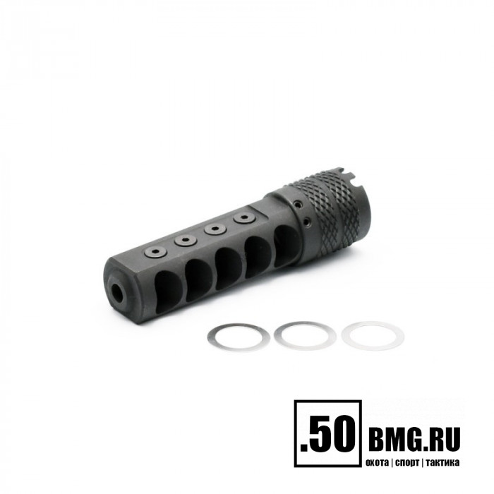 Реактивный ДТК LAC Ridge Steel 7,62 (.30) на резьбу 24*1,5 (RH) для АК-103/Сайга 7.62/.308 (LAC0148)