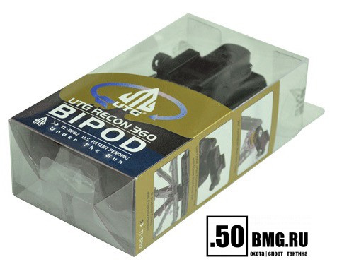 Сошки Leapers UTG 360° на планку Weaver, высота 14-18 см (TL-BP02)