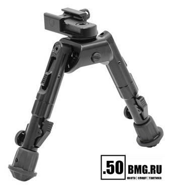 Сошки Leapers UTG 360° на планку Weaver, высота 14-18 см (TL-BP02)