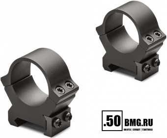 Раздельные кольца Leupold PRW2 на Weaver/Picatinny 25.4 мм низкие H=18,5 мм/BH=6 мм (174079)