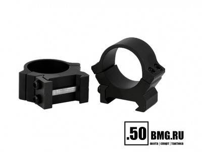 Раздельные кольца Leupold PRW2 на Weaver/Picatinny 25.4 мм низкие H=18,5 мм/BH=6 мм (174079)