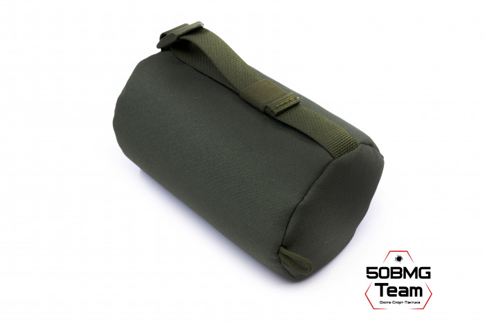 Задний мешок-упор 50BMG Team Большой цилиндр 21х12см (Olive Green)