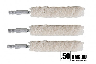 Ерш-пуховка Tipton Bore Mop калибр 6.5mm - .338 3 шт.
